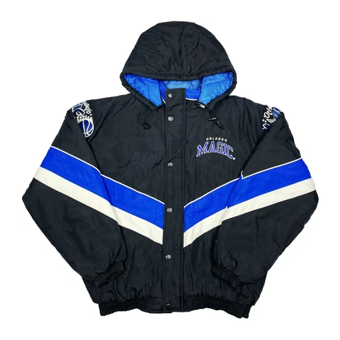VTG RARE NBA ORLANDO MAGIC STARTER FULL ZIP JACKET MENS SIZE LARGE Cover