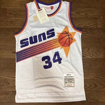Phoenix Suns Jersey Charles Barkley #34  Throwback Jersey Men's White - Image 1 of 4