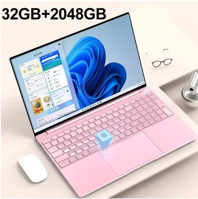 Portable 15.6" Laptop 32GB Ram DDR4 2TB SSD Windows 11 Notebook Pc Gamer Intel - Image 1 of 4
