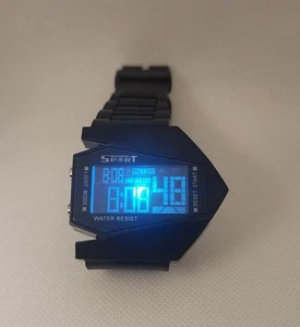 Neue einzigartige stilvolle Herren Digitaluhr - Bild 1 von 8