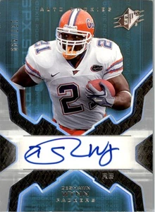 Tarjeta de novato SPx #171 DeShawn Wynn RC 2007 automática/499 - casi nueva-como nueva - Imagen 1 de 2