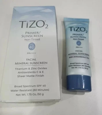 TIZO 2 Facial Mineral Sunscreen Non-Tinted SPF 40 1.75 oz New In Box - Image 1 of 4