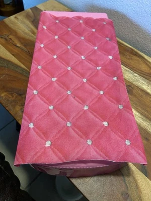 2015 Barbie Dreamhouse Original Cama Rosa Casa de Bonecas Barbie Cama Rosa com Cobertor  - Imagem 1 de 4