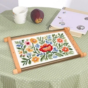 Cross Stitch Scroll Frame Needlework Supply Multifunctional Adjustable Tapestry - Picture 1 of 7