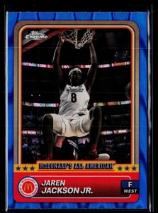 2024 Topps Chrome McDonald's #94 Jaren Jackson Jr. Blue RayWave Refractor - Picture 1 of 2