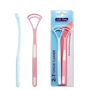 2PCS Soft Tongue Cleaner Brush Tongue Cleaning Brush for Bacteria Removal - Picture 1 of 10