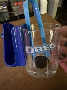 Oreo Mug with Cookie Holder & Tongs Novelty Milk Coffee Cup - Picture 1 of 3