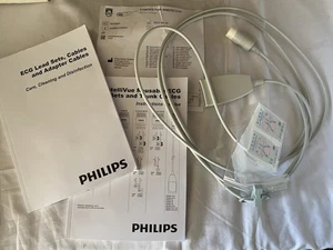 Philips 5 Lead ECG Trunk Cable AAMI/IEC 2.7m M1668A 989803145061 - Bild 1 von 4