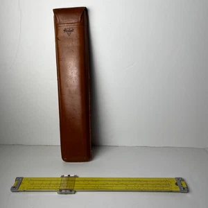 Vintage Pickett Slide Rule Model N1010-ES Trig With Case Original - Foto 1 di 10