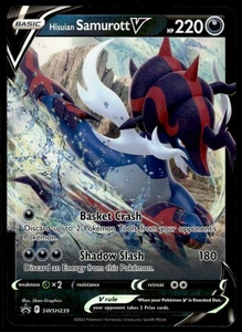 Pokemon TCG SWSH: Sword & Shield Promo Cards #SWSH239 Hisuian Samurott V NM - Picture 1 of 2