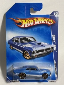Chevy Nova 1968 Hot Wheels azul más rápido que nunca 09 ¡NUEVO! - Imagen 1 de 4