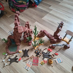 Playmobil 3870 Indian Set Not Complete Comes With Accessories Rare - Picture 1 of 4