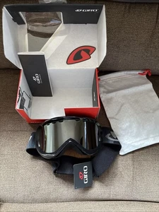 NEW Giro Verse Ski Snowboard Goggles Gloss Black Lens Bronze Silver Lens Adult - Picture 1 of 11