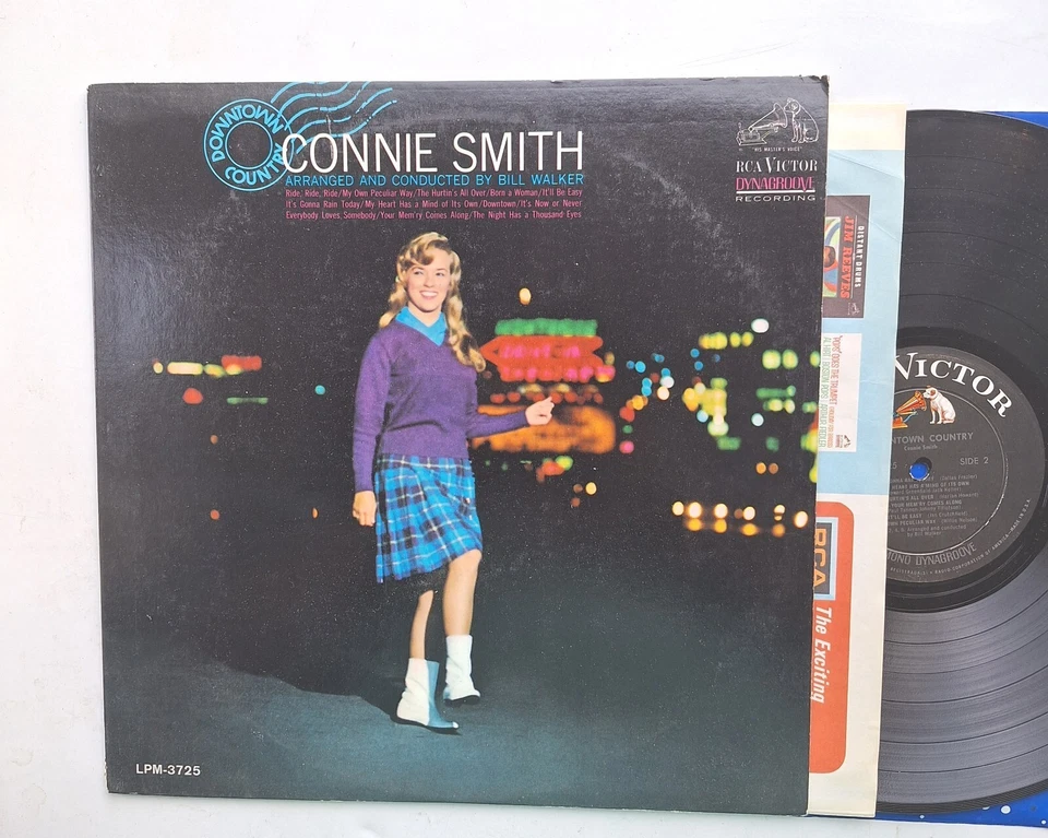 Connie Smith Downtown Country Vinyl LP 1967 LPM 3725 - Image 1 of 4