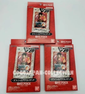 ONE PIECE CARD GAME OFFICIAL ACRYLIC STAND 3 PIECE SET - Picture 1 of 3