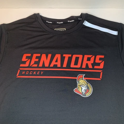Ottawa Senators NHL Hockey Fanatics Dry Fit T-Shirt Size Medium M Cover