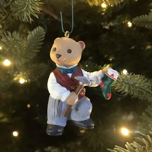1993 Hallmark Keepsake Ornament The Bearingers Papa Bear Dad Father Vintage - Picture 1 of 8