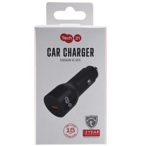 Tech21 - 15W Single USB-A Autoladegerät - Schwarz 9,99 $ #METRO33027 - Bild 1 von 3