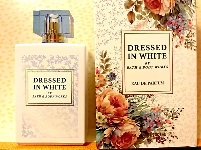 VESTIDO EN BLANCO EAU DE Perfume Perfume 3.4 OZ Baño Cuerpo Funciona Novia Boda Nuevo en Caja Foto 1 de 4