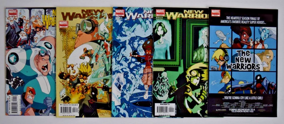 NEW WARRIORS (2005) 5 ISSUE COMIC RUN #1,3-6 MARVEL COMICS - Image 1 of 1