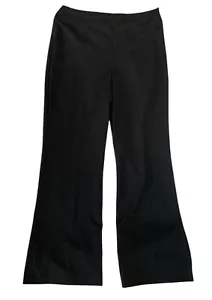 Talbots Hollywood Hi-Rise Trouser Pant Damen Gr. 14 weites gerades Bein schwarz NEU - Bild 1 von 6