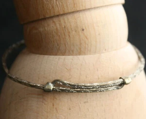 Bracciale vintage ORO basso carati creatore sconosciuto 3,9 g - Foto 1 di 4