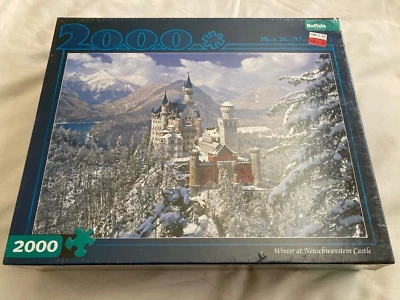NUEVO 2000 Piezas Puzzle Invierno En Castillo Neuschwanstein Rompecabezas Buffalo Juegos Foto 1 de 3