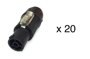 20 Connettori Powercon True femmine volanti, compatibili NAC3FX-W - Imagen 1 de 3