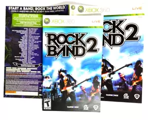 Rock Band 2 - Xbox 360 - Nur Artwork/Handbuch/Kein Spiel - Bild 1 von 1