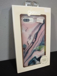 Sonix Apple iPhone 6+ 6s+ 7+ 8+ Plus Blush Quartz Luxe Marble Phone Case Cover - Picture 1 of 13