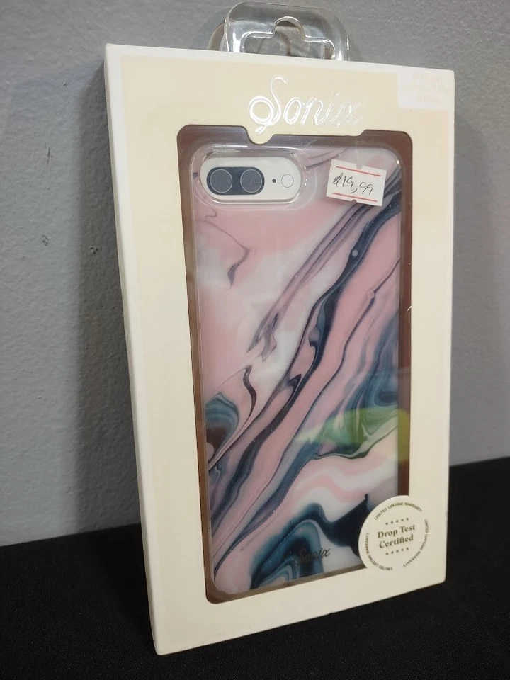 Sonix Apple iPhone 6+ 6s+ 7+ 8+ Plus Blush Quartz Luxe Marble Phone Case Cover - Image 1 of 4