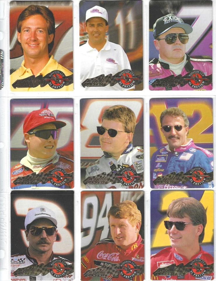 1995 Action Packed Preview-Complete 78 card set-Straight from packs to pages! - Image 1 of 1