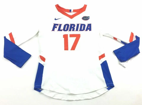 Nike University Florida Gators LS Volleyball Jersey #17 Women's M White 846319 Cover