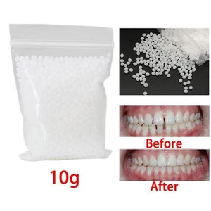 10G Temporärer Zahn Solider Kleber Zähne Veneers Kleber Perlen Zähne Lücken Kleber - Bild 1 von 7