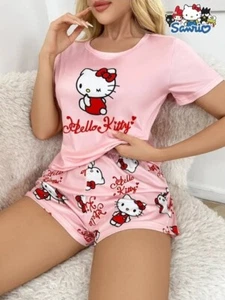 Women's Hello Kitty Pajama Set #1 - Picture 1 of 8