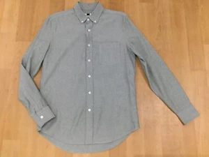TOPMAN LIGHT GREEN CHAMBRAY BUTTON DOWN COLLAR SHIRT LONG SLEEVE SIZE XS - Picture 1 of 9