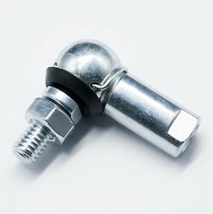 4x M14x1,5 Winkelgelenk Kugelgelenk CS LH DIN71802 Neopren Dichtung Linksgewinde - Bild 1 von 2