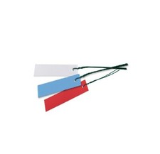 N.100 ETICHETTE PER PIANTE IN PVC BIANCO CON FILO VARIE MISURE - SEGNA PIANTE