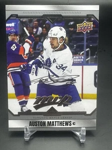 2024-25 Upper Deck MVP Hockey Silver Script #22 Auston Matthews - Imagen 1 de 2