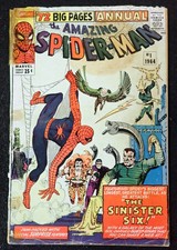 Amazing Spider-man Annual #1 🔥 LOW-GRADE KEY 🔥 1964 1st Sinister Six