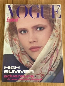 Vogue Magazine: July 1982. High Summer Adventure. Eva Johansson cover. - Bild 1 von 12