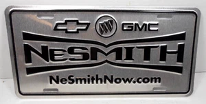 promo ad Chevrolet Buick GMC NeSmith Jesup Georgia auto car dealership plate tag - Picture 1 of 3