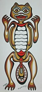 Daphne Odjig First Nation Original Serigraph Beaver Woodlands Rare - Picture 1 of 2