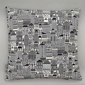 Kissenhülle Gobelin "Downtown" 40x40cm, 50x50cm | Kissenbezug - Bild 1 von 6