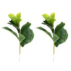 Small Artificial Fiddle Leaf Tree 11Inch Faux Ficus Lyrata Tree For Home8940