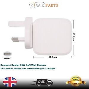 SAMSUNG GALAXY BOOK PRO 360 NP930XDB-KE1US New 65W USB-C Wall Plug White Adapter