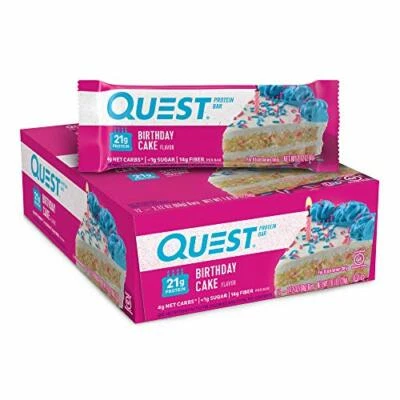 Quest Nutrition Birthday Cake Protein Bar (12 Count) - image 1 of 3