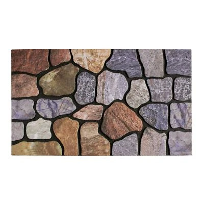 YK DECOR Front Door Mat Entrance Rug Floor Mat Waterproof Floor Mat Shoes Scraper Doormat