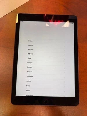 Apple iPad Air Negro A1475 128 GB Wi-Fi GSM desbloqueado ESN limpio Foto 1 de 2