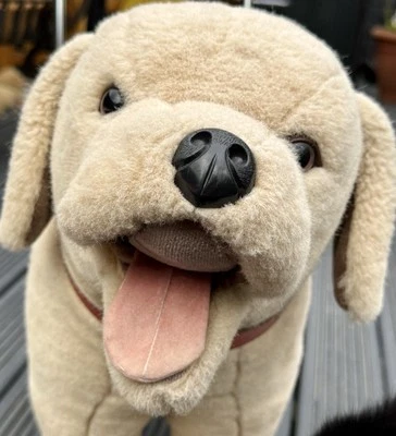 Superb Vintage Mulholland & Bailie Push Along Ride-on Labrador Dog Baby Walker - Image 1 of 4